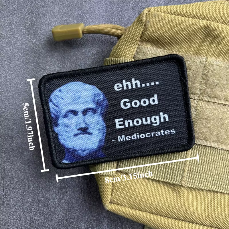 Parche táctico militar con velcro gancho y bucle para ropa y mochila - imagen 5