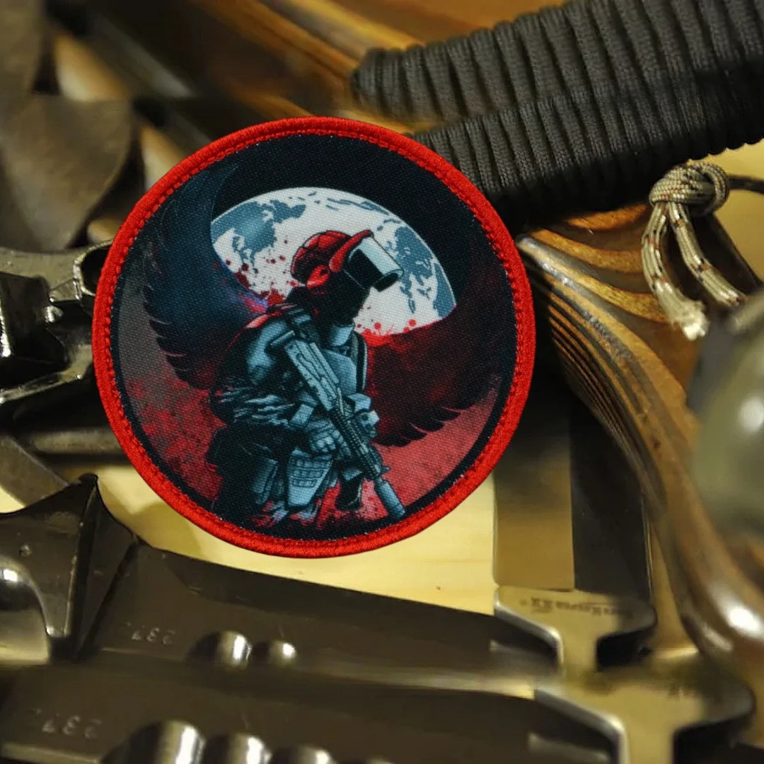 Parche táctico "Arcángel", insignia de moral, brazalete del ejército militar, parches de gancho y bucle impresos para ropa, pegatina para mochila - imagen 5