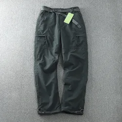 Pantalones tácticos softshell impermeable forro polar invierno