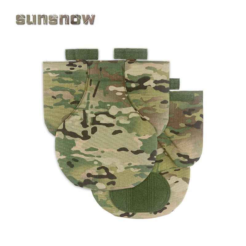 Chaleco táctico protector de entrepierna Kit de expansión Abdominal módulo de protección de ingle placa colgante inferior con gancho y bucle frontal - imagen 2