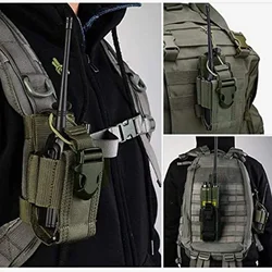 Chaleco táctico MOLLE con portarradio ajustable y cinturón