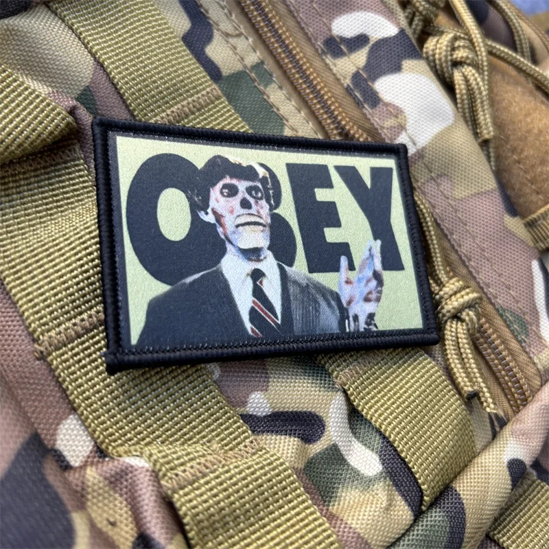 Insignias de moral táctica, parche impreso en ropa, gancho, parches militares, pegatinas para mochila - imagen 5