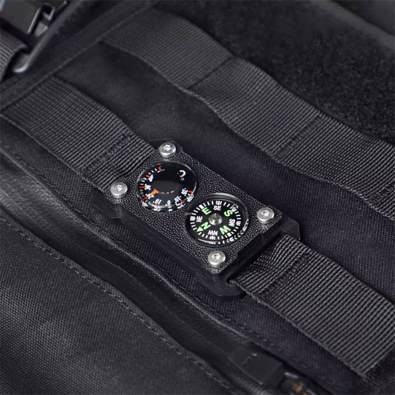 Termómetro de brújula con soporte MOLLE resistente para mochila - imagen 4