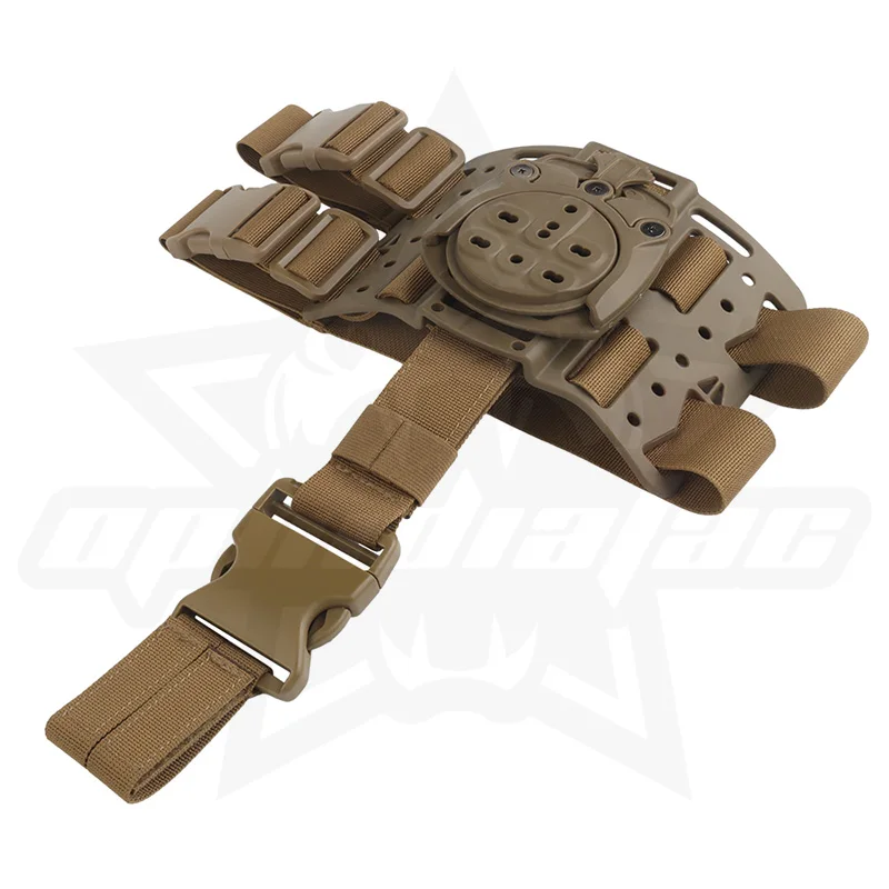 OPHIDIAN-plataforma para muslo con funda de caza, adaptador de Base de 360 grados de rotación para pistola de caza, Kit de base para pierna caída - imagen 4