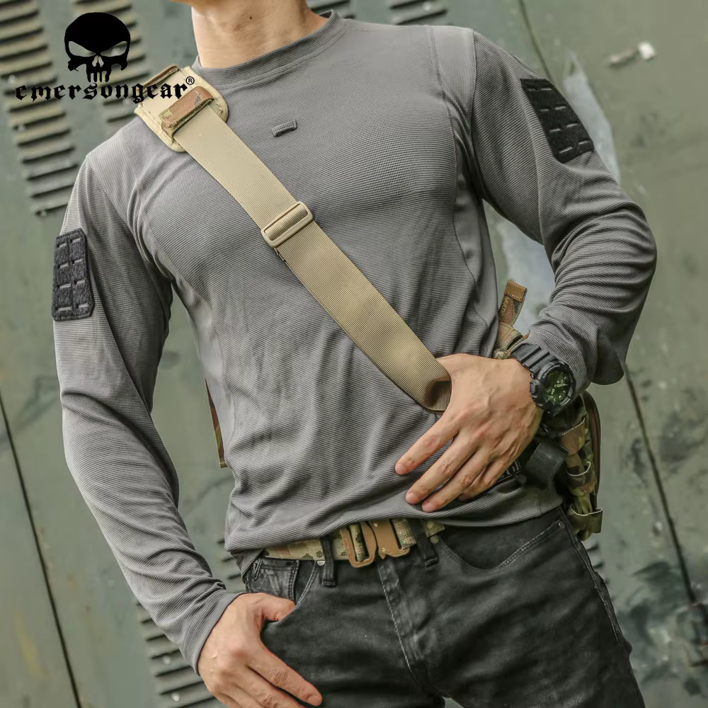 Camiseta manga larga táctica transpirable EmersonGear para caza y outdoor