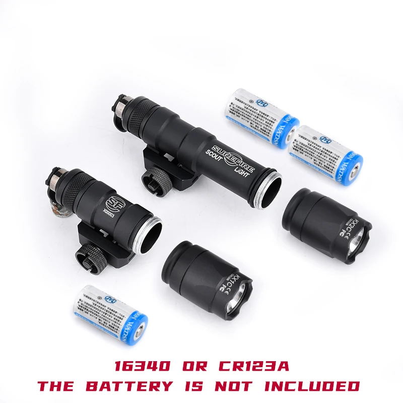 Sistema de guía de Cable de Clip de Cable táctico para SF M300 M600 linterna con AXON de doble función interruptor de presión remoto de 20mm - imagen 5