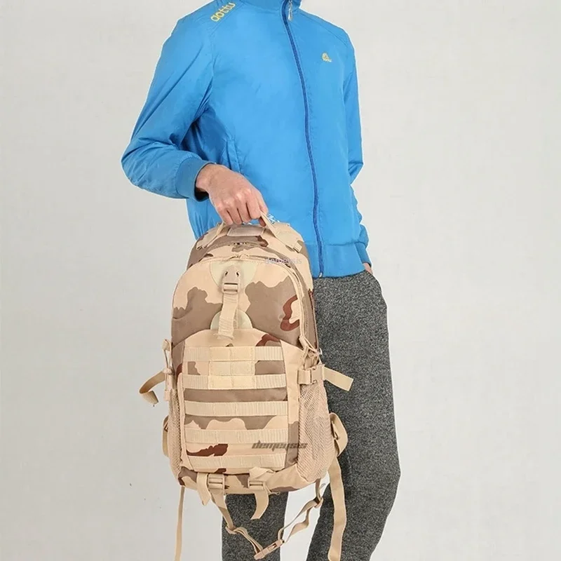 Mochilas tácticas al aire libre impermeables deportes Camping senderismo caza bolsas grandes Molle - imagen 4