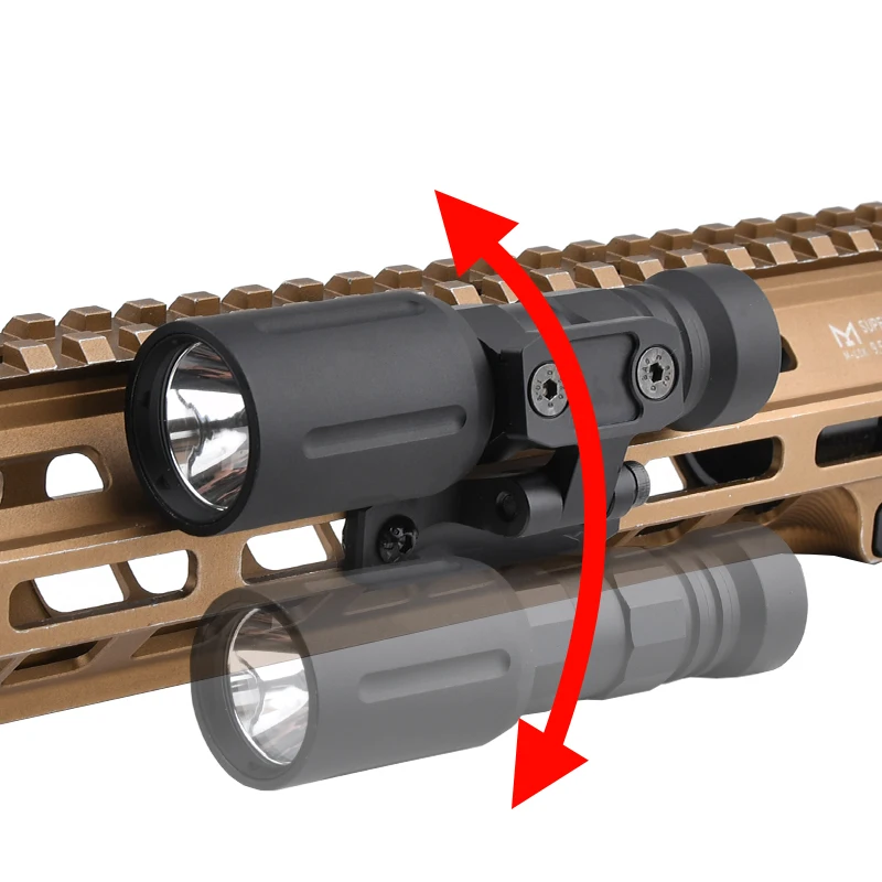 Linterna táctica WADSN LED con soporte CNC para airsoft - imagen 3