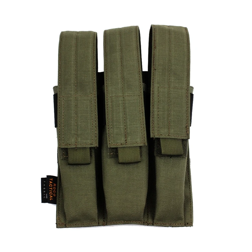Bolsa táctica Triple para revistas Mp5, accesorio para chaleco Molle de caza, arp9 Mag, soporte para PAMG PS90 MPX - imagen 3