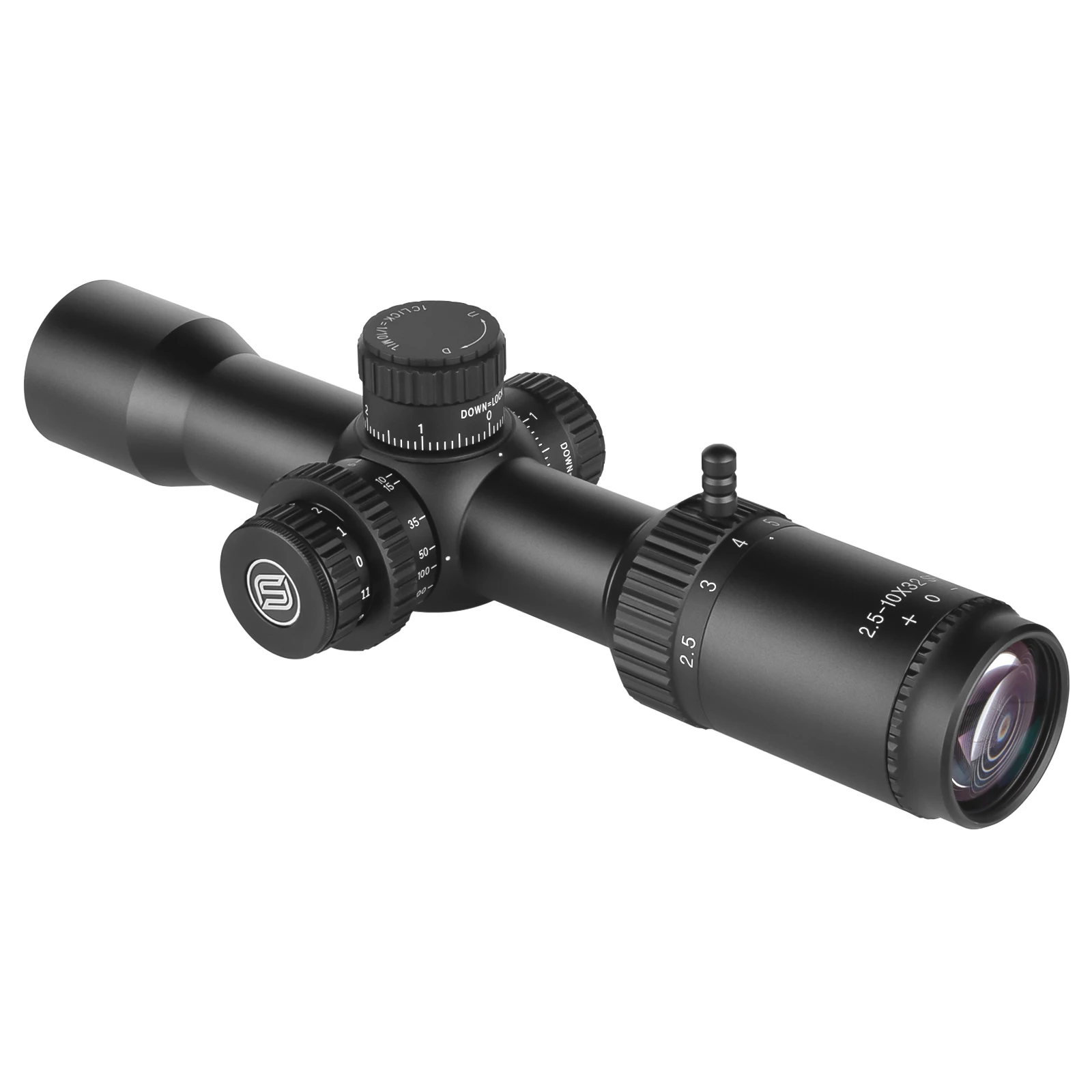 Mira óptica táctica para airsoft con iluminación roja y retícula - imagen 4