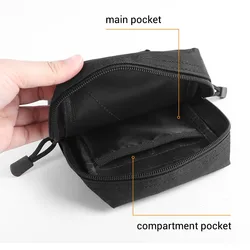 Bolsa táctica Molle multiusos para cintura, EDC y caza