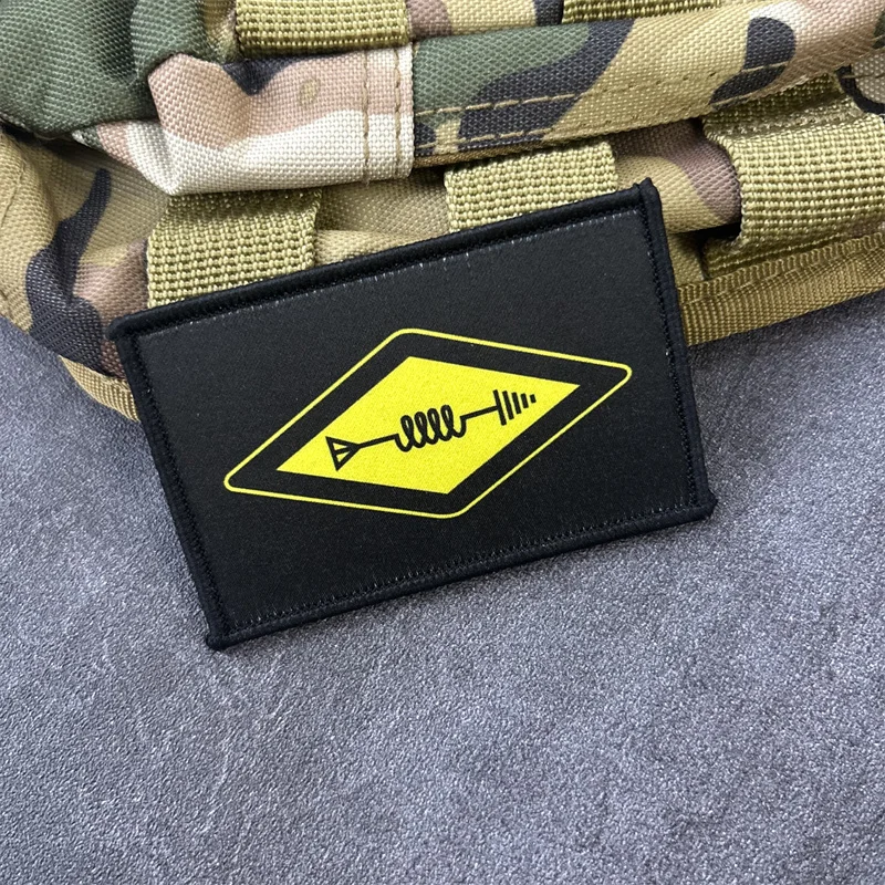 Parche táctico "Ham Radio" para ropa, insignia de moral, parche para brazalete impreso con gancho, pegatinas para mochila - imagen 5