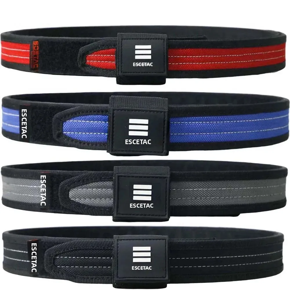 IPSC IDPA cinturón táctico de doble capa, cinturones de combate para entrenamiento de tiro, pretina de competición profesional, herramientas de caza al aire libre para hombres - imagen 5