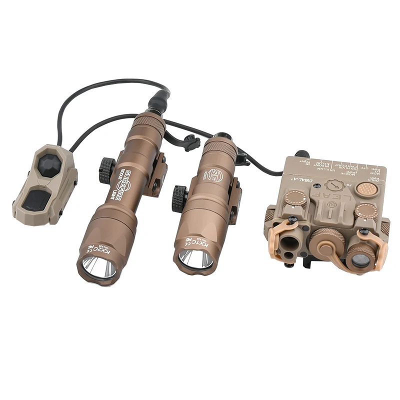 Láser táctico DBAL A2 rojo/verde/azul, linterna SF M300A/M600C y juego de sitch remoto AXON, luz LED blanca para caza Airsoft - imagen 3