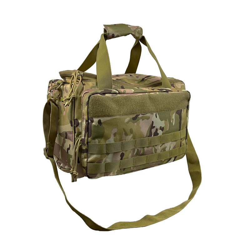 Bolsa de herramientas de accesorios de gran capacidad Oxford, bolso de hombro impermeable para almacenamiento al aire libre, bolsa táctica, sistema Molle, bolsa para pistola - imagen 3
