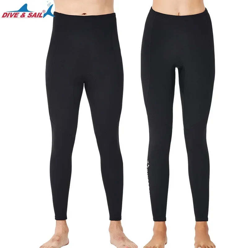 Traje de neopreno negro de 2mm para hombre y mujer, pantalones para buceo, snorkel, surf, natación, pantalones cálidos, mallas - imagen 5
