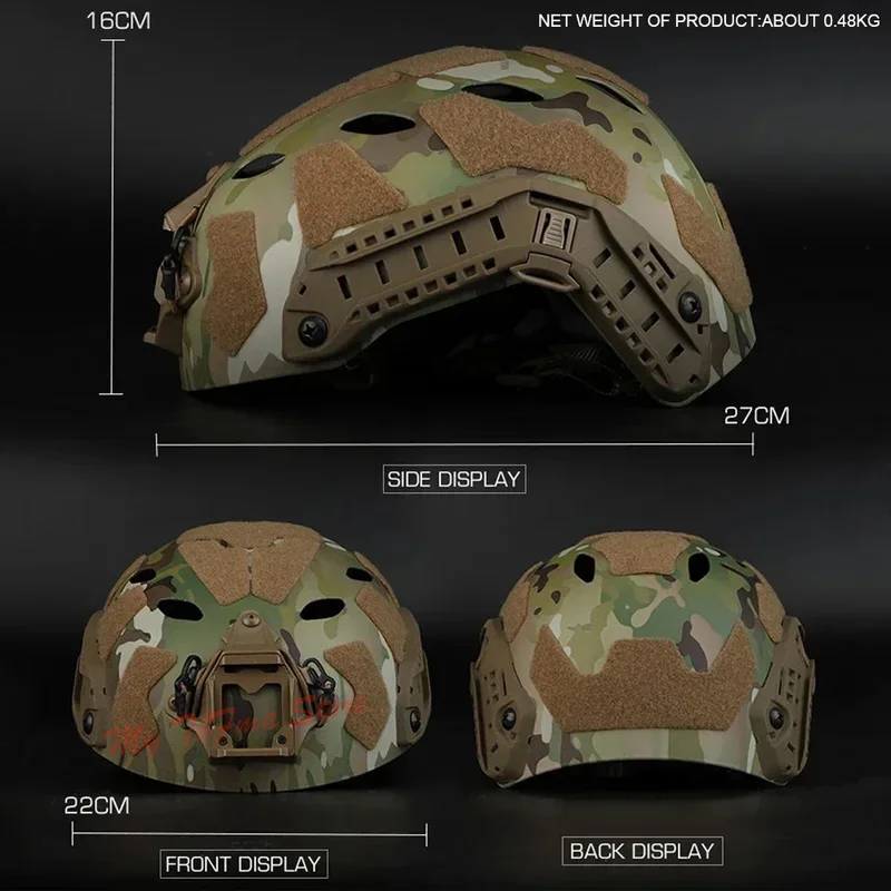 OPS-CORE SF Casco táctico rápido de corte súper alto, ligero para disparar al aire libre, equipo de protección Airsoft CS - imagen 4