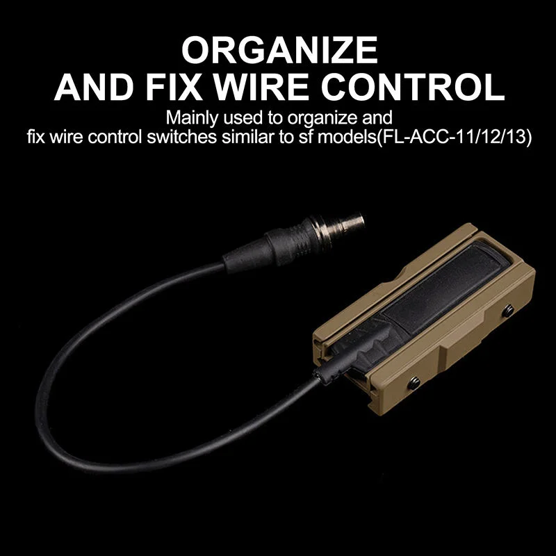 Accesorios fijos metálicos de alambre trasero M-LOK para modelos SF (FL-ACC-11/12/13)