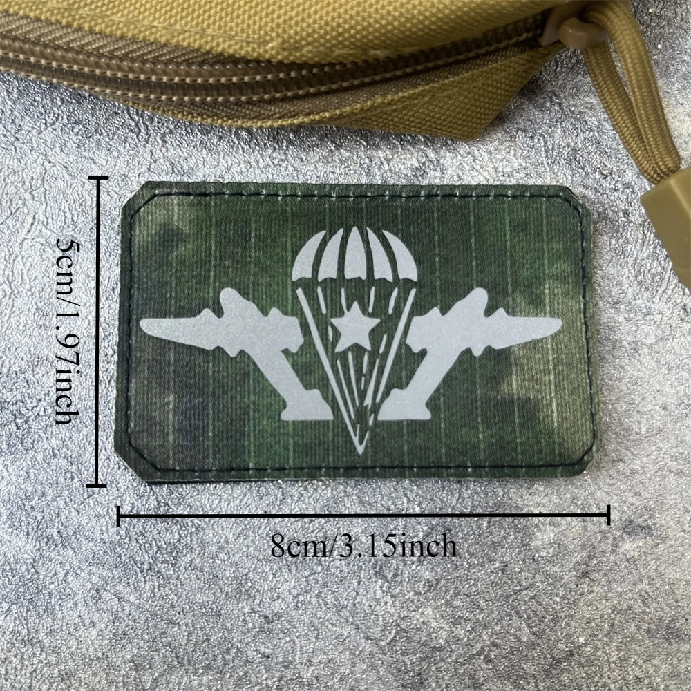Parche de insignia de moral de Chevron "VDV", emblema táctico militar, parche de señal de llamada, tecnología impresa, pegatinas para mochila con gancho y bucle - imagen 2