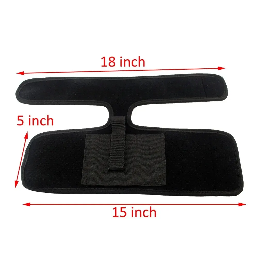 Funda táctica para pistola de pierna caída para mano derecha e izquierda, bolsa elástica oculta, accesorios de caza - imagen 5