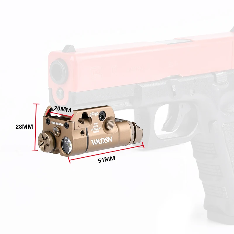 Linterna M600 M300 Metal XC2 M300A M600C XC2 compatible con riel de 20mm NGAL OGL PEQ DBAL SF X300 X400 - imagen 2