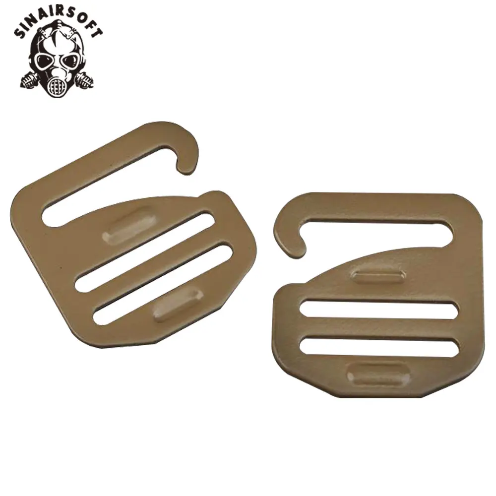 Gancho de 2 piezas G para correa táctica FCPC Airsoft Vest DON/DOFF Kangaroo MAG, Conector de bolsa Modular, accesorios de punto de fijación - imagen 3