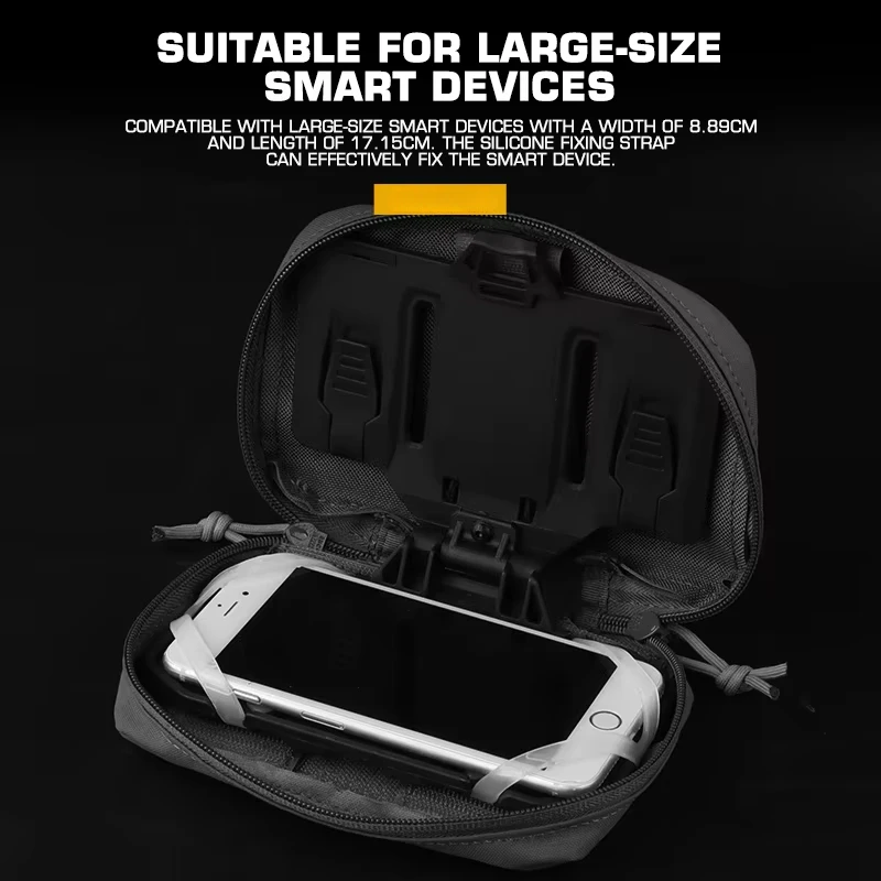 Bolsa MOLLE pectoral – Organizador smartphone táctico - imagen 5