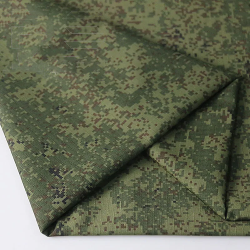 Tela de camuflaje EMR ruso, tela de material de poliéster y algodón a cuadros, 1,5x1m - imagen 2