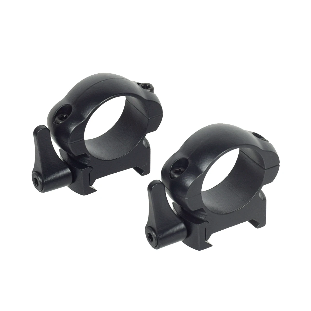 Soporte de anillo de alcance de caza, tubo óptico de riel Picatinny de 20mm, diámetro de 25,4mm, 30mm, adaptador de montaje de linterna láser, 2 piezas - imagen 5