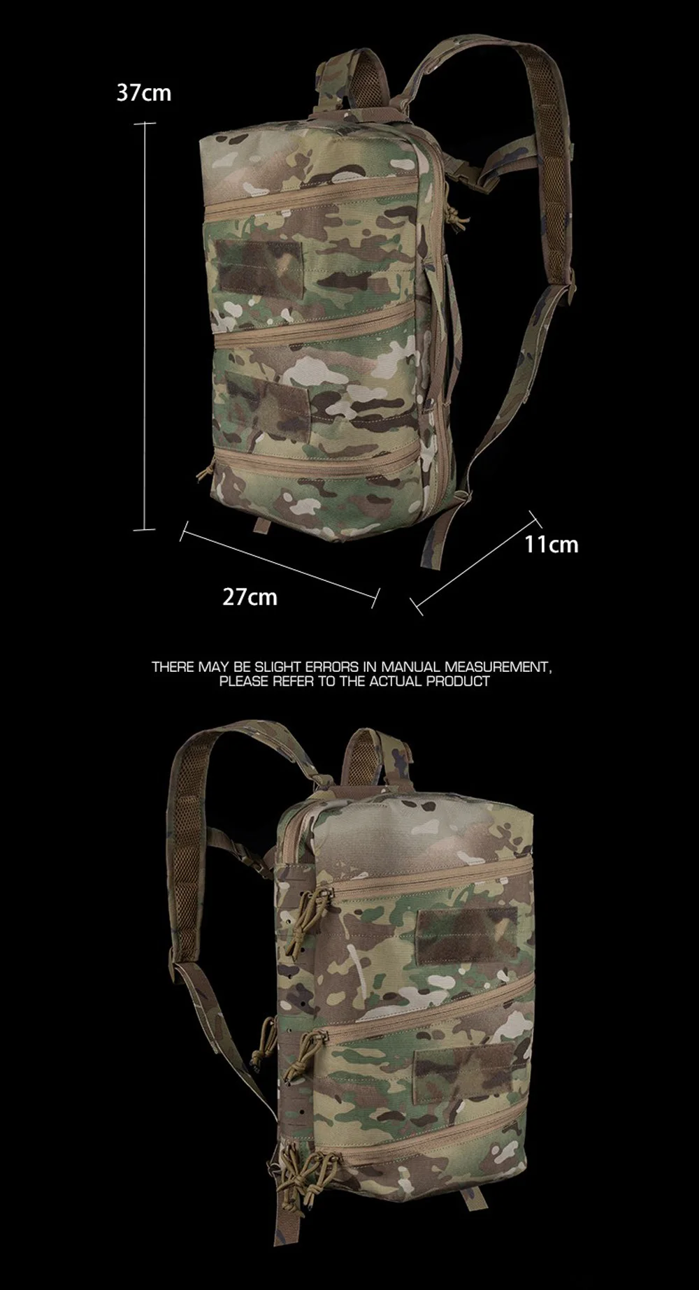Bolsa DELTA estilo SS lista para exterior y uso diario táctico