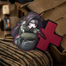 Parche táctico para mochila con velcro médico Gunfight chica