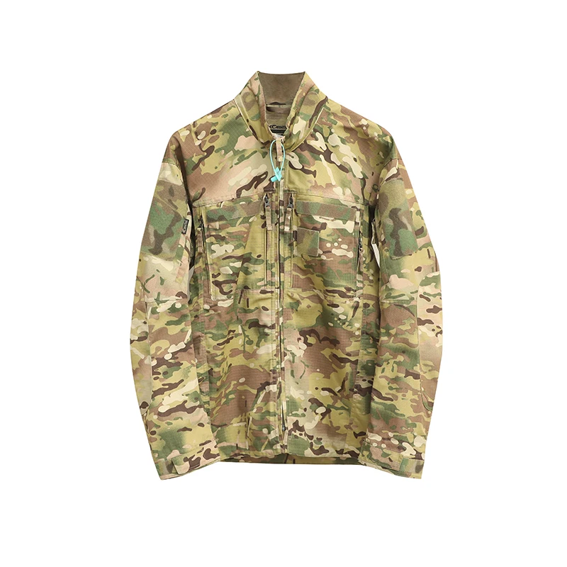 Chaqueta de concha suave resistente al desgaste de alta resistencia para exteriores, chaqueta táctica de camuflaje con múltiples bolsillos, ropa de entrenamiento - imagen 2