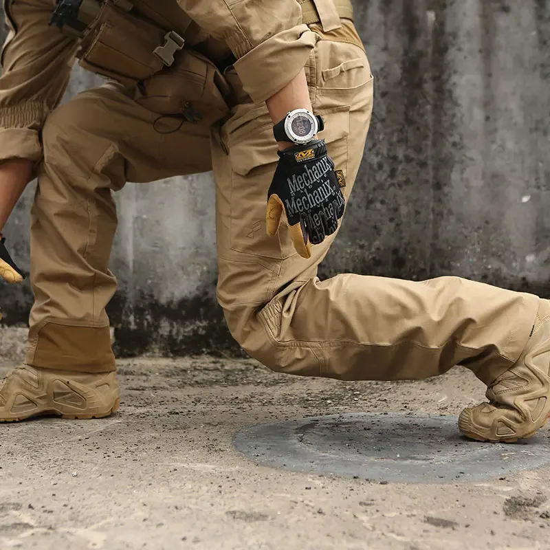 PAZAGUILA Frogman pantalones de combate tácticos para hombre pantalones Cargo Airsoft caza entrenamiento Camping senderismo al aire libre CB - imagen 4