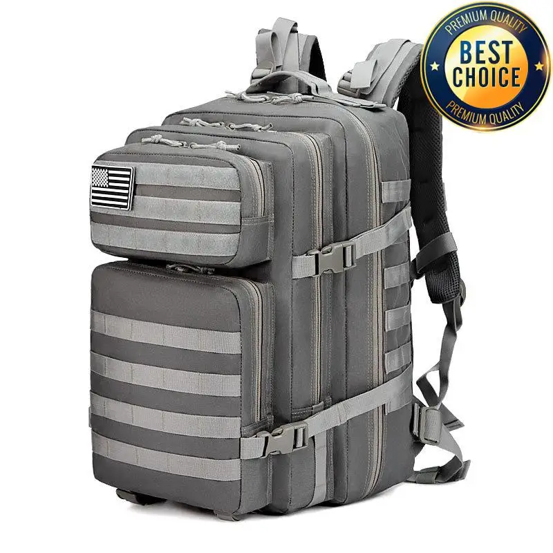 Mochila de camuflaje para exteriores de 45L, bolsa de caza multifuncional de gran capacidad para hombre, mochila táctica para acampar, deportes, viajes y escalada - imagen 5