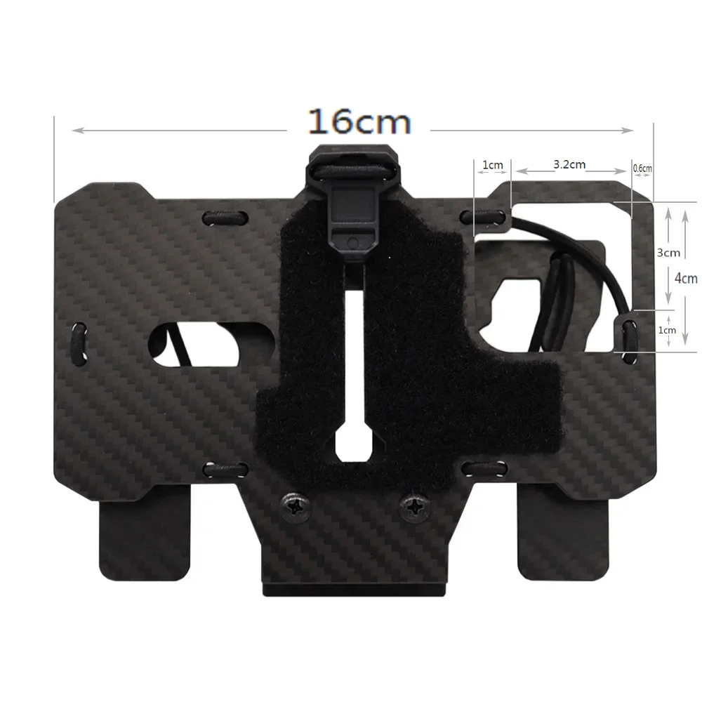 Soporte móvil táctico MOLLE plegable 4,7–6,7 fibra de carbono - imagen 5