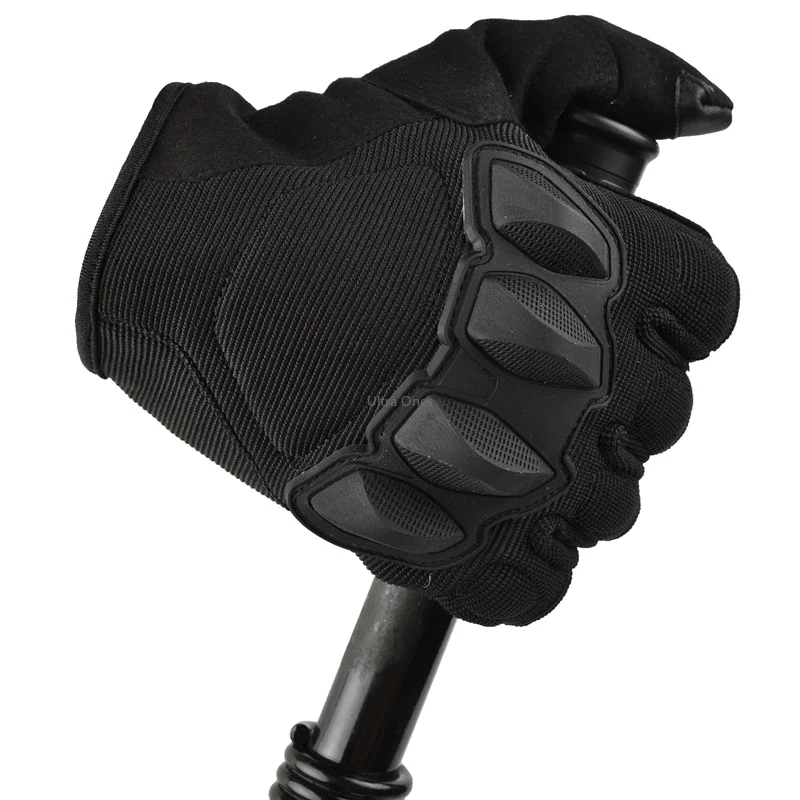 Guantes tácticos de dedo completo para caza, guantes duraderos para senderismo, pantalla táctil, combate, Airsoft, escalada, Cs - imagen 5