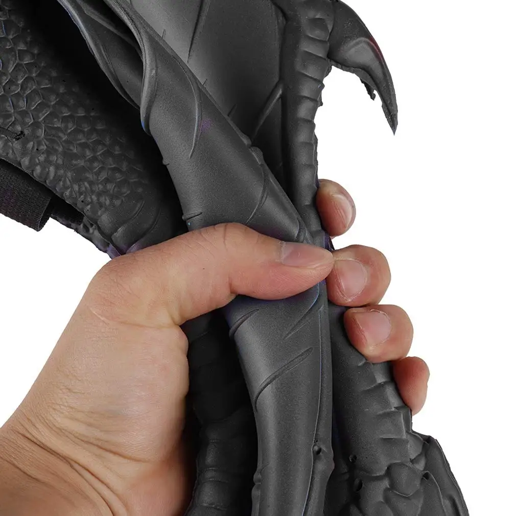 AQzxdc Alodidae Conjunto de disfraces de dragón alas del diablo cola de demonio máscara de dinosaurio para fiesta de disfraces de Halloween Cosplay - imagen 4