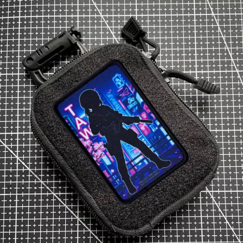Parche táctico anime para velcro, emblema moral punk y decorativo - imagen 4