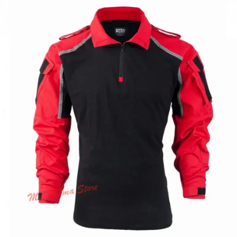 Nueva camisa de Instructor de entrenamiento táctico, traje de rana, uniforme de combate, trajes de rescate con tiras reflectantes - imagen 5