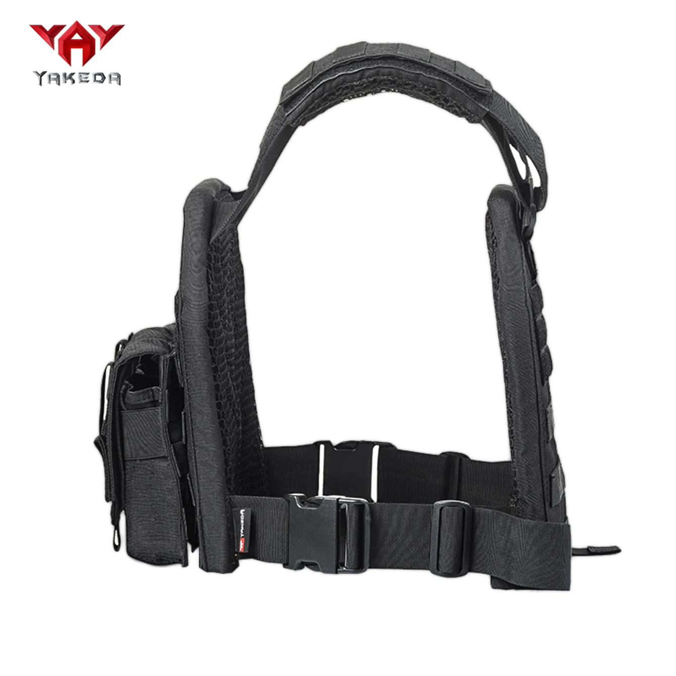 Chaleco ligero YAKEDA con malla 3D, chaleco con sistema de expansión Molle con hebilla de liberación rápida transpirable - imagen 4