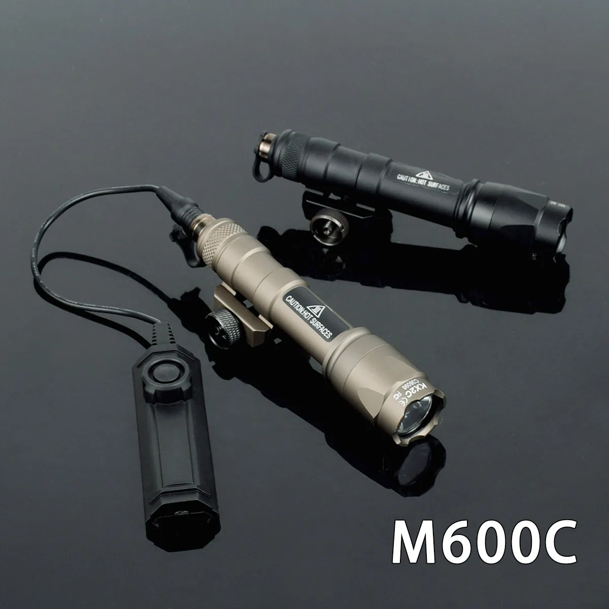 Luz exploradora táctica SureFire M600 M600B M600C interruptor de doble presión Airsoft AR15 Rifle caza arma linterna LED SF lámpara de pistola - imagen 3