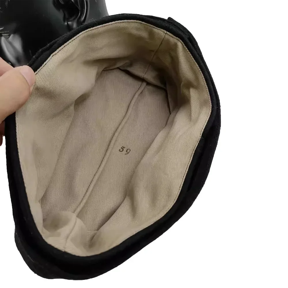 WW2 M42 sombrero alemán soldado de montaña gorra de comando alambre negro tácticas Sunbonnet otoño e invierno gorra de uniforme de barco - imagen 5