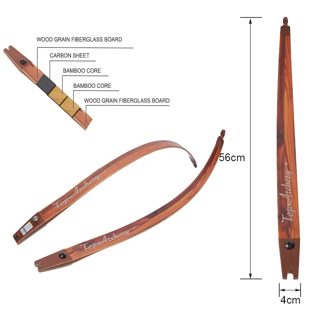 Tiro con Arco recurvo ILF de 62 pulgadas, aleación de aluminio 210FPS, elevador de 19 pulgadas, arco de despegue competitivo, accesorios para deportes al aire libre, 25-60 libras - imagen 3