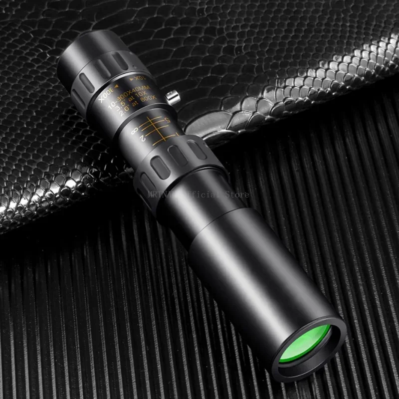 Telescopio Monocular profesional de vidrio Spyglass, binoculares potentes portátiles HD de largo alcance con Zoom 10-300X, visión nocturna baja para caza - imagen 5