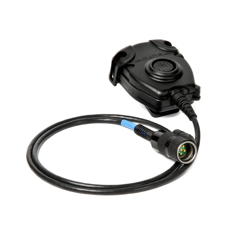 Adaptador PELTO Push-To-Talk (PTT) Radios militares con conector MIL-C-55116 de 6 pines, FL5601-02 1 EA/caja - imagen 5