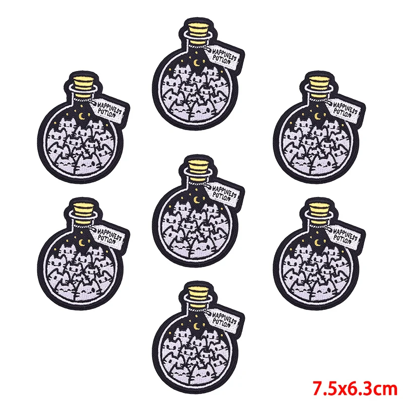 Parche bordado Punk Ghost termoadhesivo para planchar ropa y mochila - imagen 3