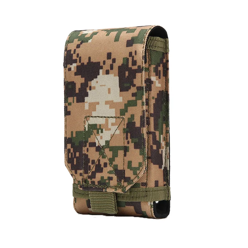 Riñonera para teléfono móvil informal con cinturón para deportes al aire libre, funda protectora para teléfono móvil de 7 ", bolsa de accesorios MOLLE