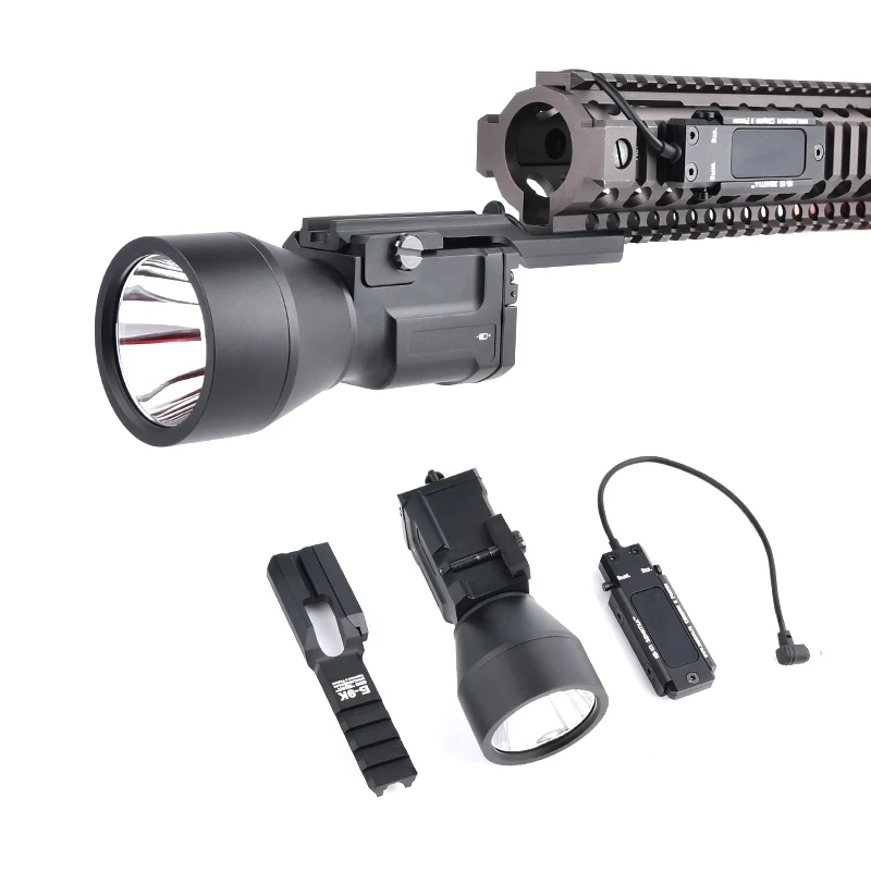 Klesch 2u táctica AK accesorio linterna zenitc 1000 Lumen flash de alta potencia, con interruptor de presión remoto, instalación de guía de 20 mm - imagen 3