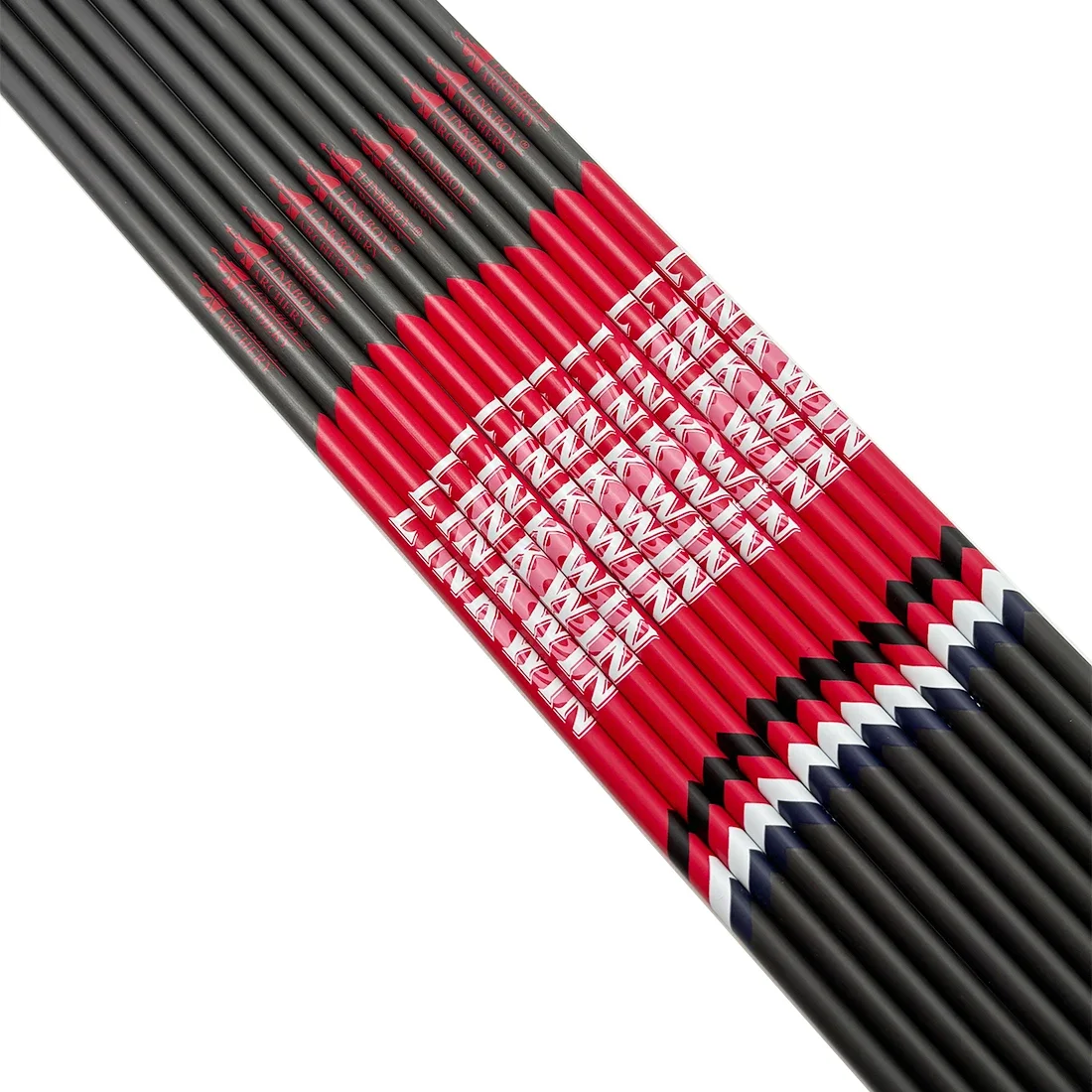 12 Uds Linkboy tiro con arco ID4.2MM 0.001 recto flechas de carbono eje arco caza - imagen 3