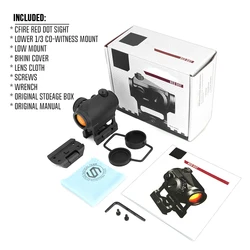 Mira punto rojo CF-RD2 Gen II táctica con montage inferior